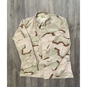US Navy Issue Desert Camouflage Combat Jacket Coat Sz Large Regular‎ DCU